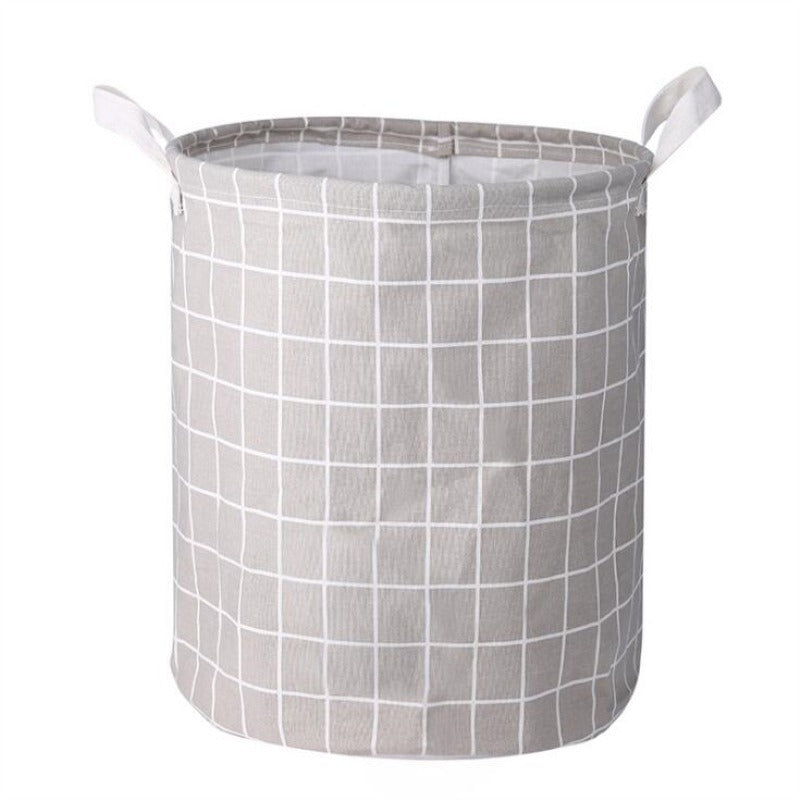 Wholesale Cotton and Linen Large Capacity Foldable Storage Baskets